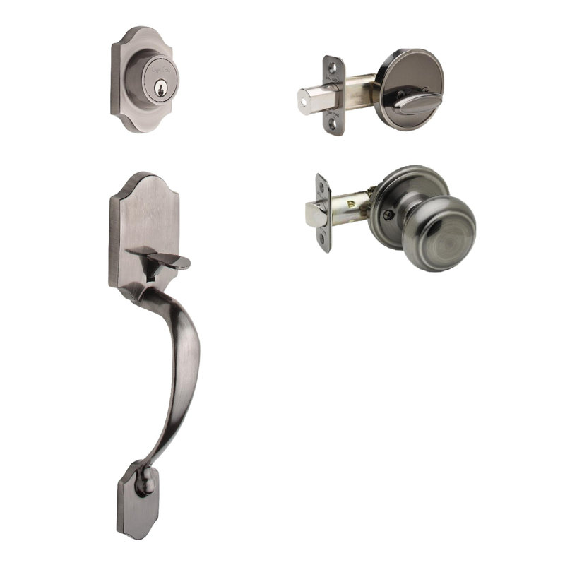 Copper Creek Heritage Handleset Deadbolt and Copper Creek Door Knob and